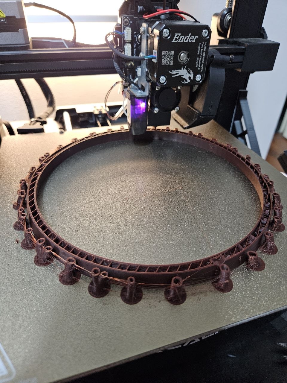 3D printing on textured PEI bed